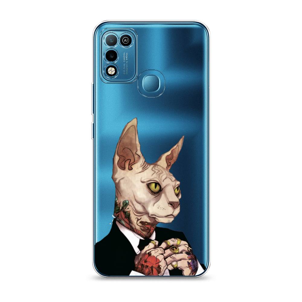 

Чехол Awog на Infinix HOT 10 Play "Татуированный сфинкс", Разноцветный, 3100650-7