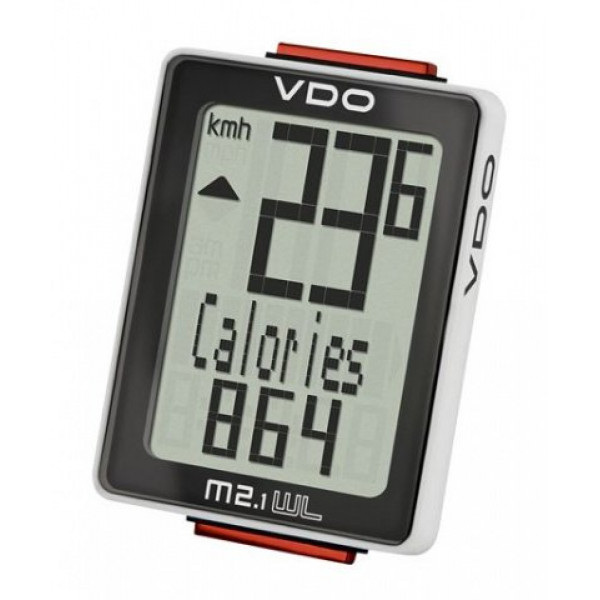Велокомпьютер VDO 4-30025 M2.1WL 9 ф-ций беспроводной 3-строчный дисплей черно-белый