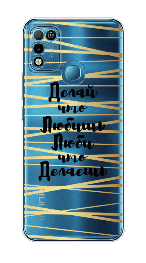 

Чехол Awog на Infinix HOT 10 Play "Делай что любишь", Разноцветный, 3100650-7