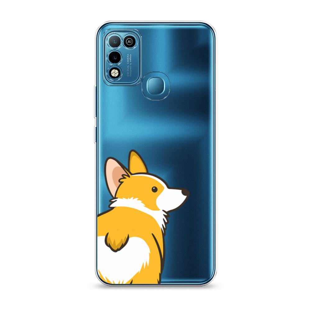 

Чехол Awog на Infinix HOT 10 Play "Корги следуй за мной", Разноцветный, 3100650-2
