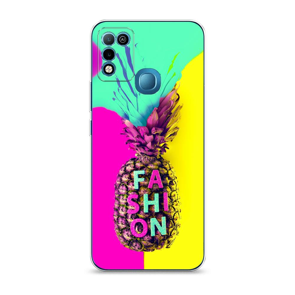 

Чехол Awog на Infinix HOT 10 Play "Кислотный ананас", Разноцветный, 3100650-10