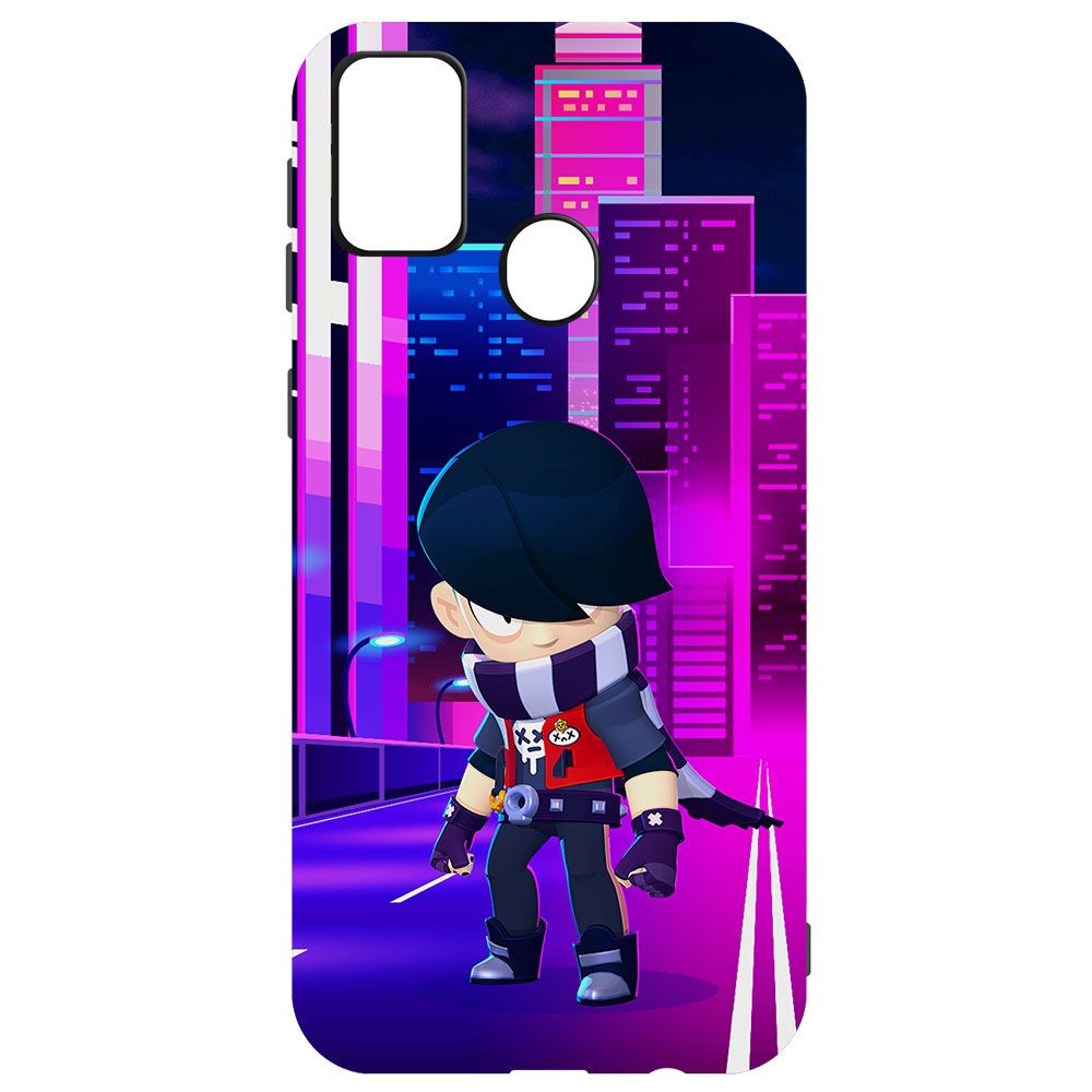 

Чехол-накладка Krutoff Софт Кейс Brawl Stars - Эдгар для Samsung Galaxy M21 (M215) черный