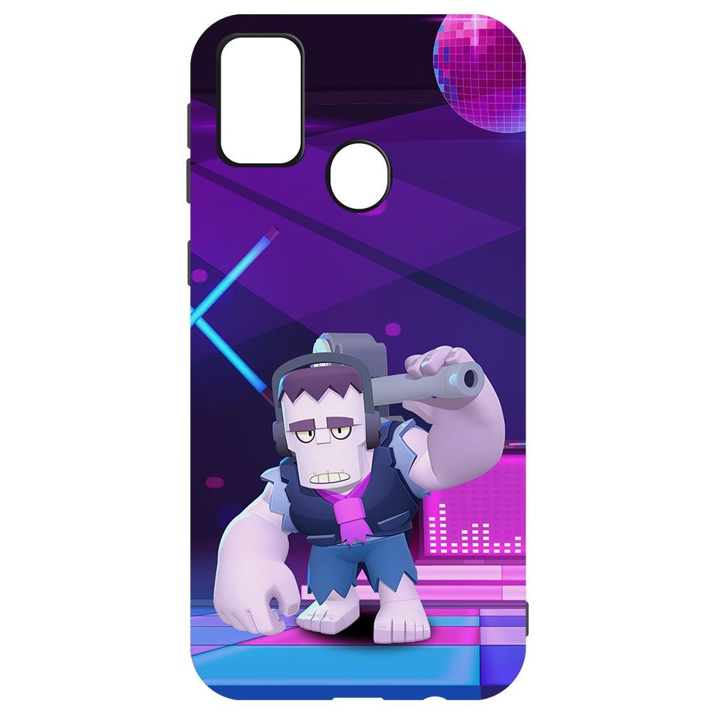 

Чехол-накладка Krutoff Софт Кейс Brawl Stars - Фрэнк для Samsung Galaxy M21 (M215) черный