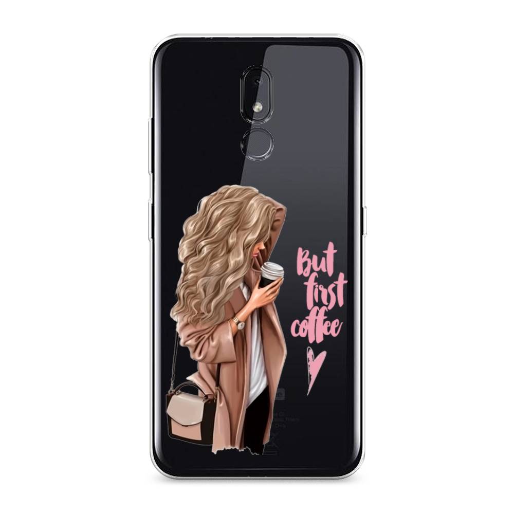 

Чехол Awog "Девушка с кофе" для Nokia 3.2