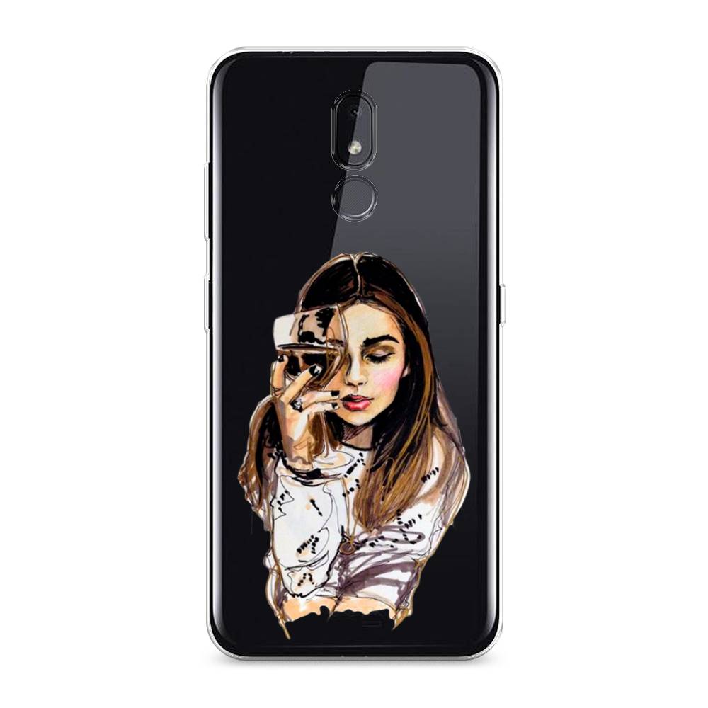 

Чехол Awog "Девушка с бокалом" для Nokia 3.2, 122650-7