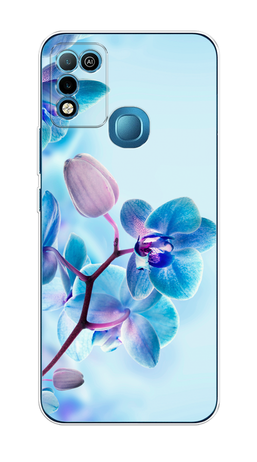 

Чехол Awog на Infinix HOT 10 Play "Голубая орхидея", Разноцветный, 3100650-8