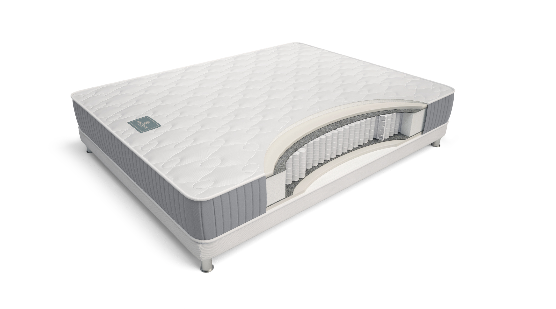 

Матрас Materlux Union Maxi 120х195, Белый, Maxi