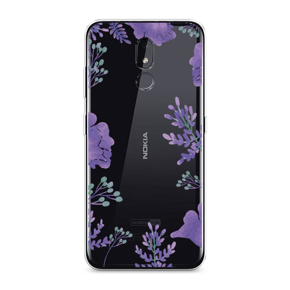 

Чехол Awog "Сиреневая цветочная рамка" для Nokia 3.2, 122650-8