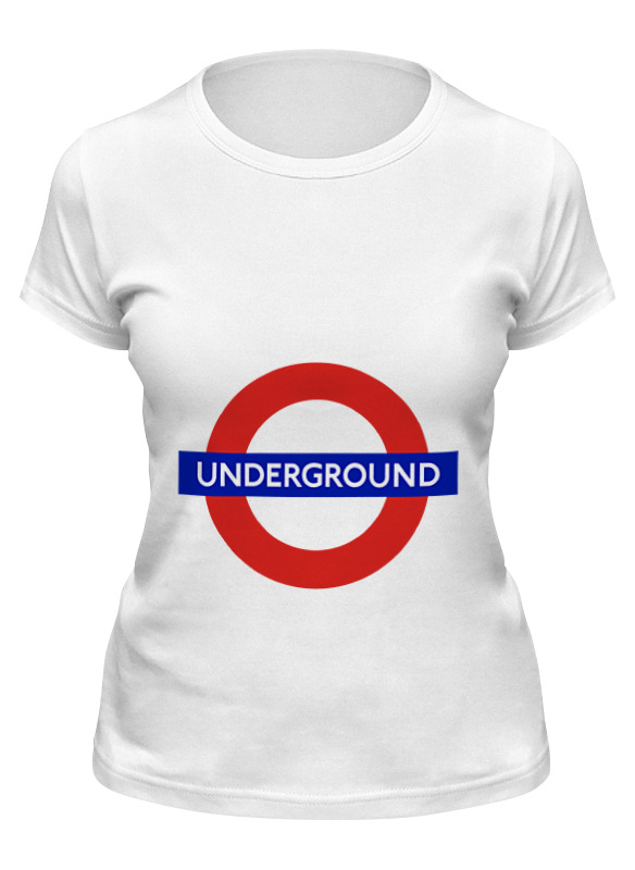

Футболка женская Printio Underground белая 2XL, Белый, Underground