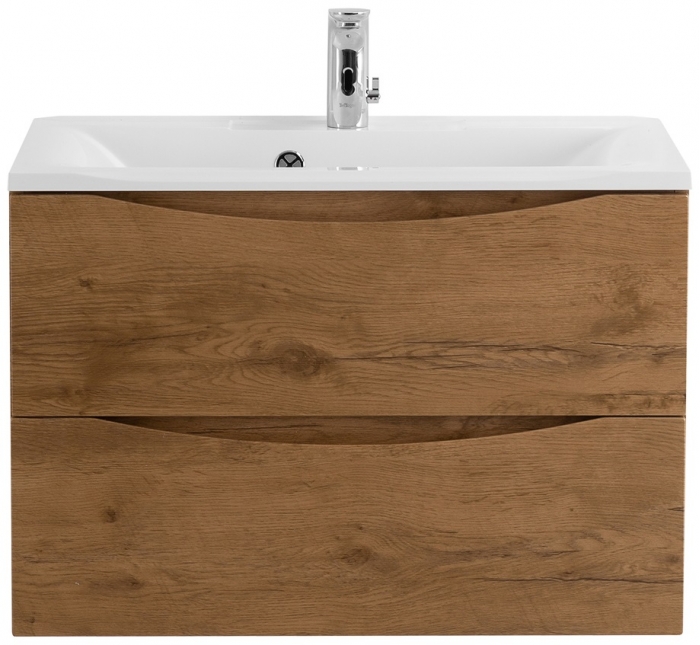 

Тумба с раковиной BelBagno Marino Rovere Nature 650/450 LV - Прямоугольная, Коричневый, Marino