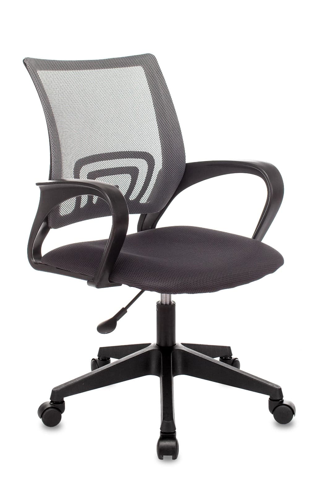 

Кресло офисное TopChairs ST-Basic сетка/ткань серый