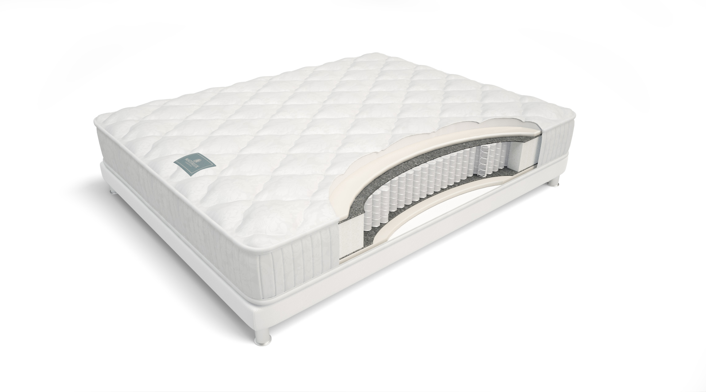 

Матрас Materlux Union 120х200, Белый, Union