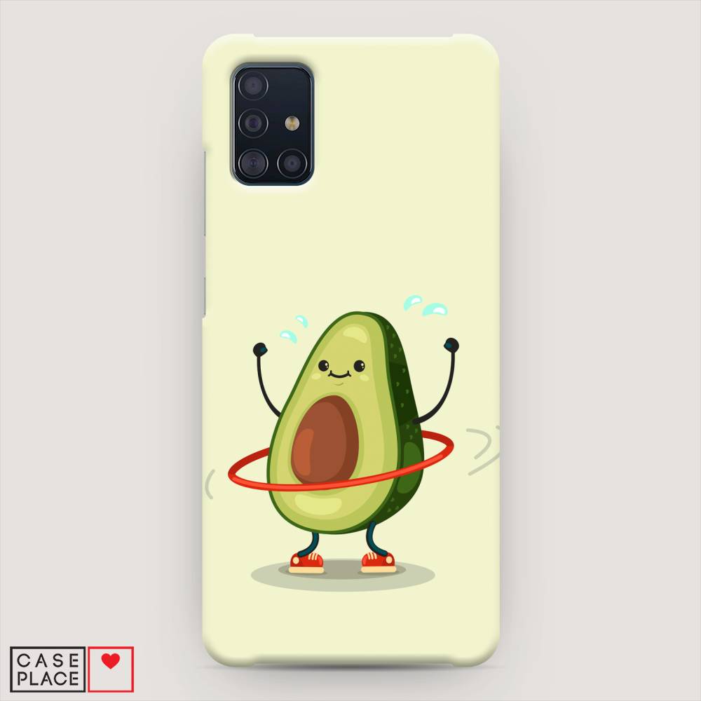 

Пластиковый чехол "Авокадо с обручем" на Samsung Galaxy A51, 28920-7