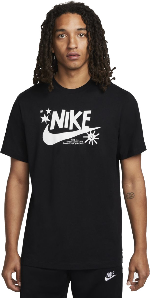 Футболка мужская Nike M Sportswear Tee HBR STATEMENT черная L