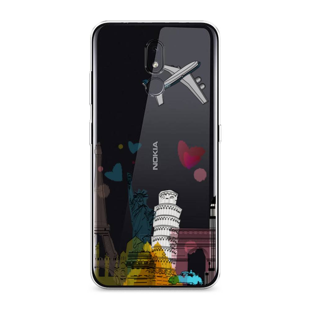 

Чехол Awog "Самолет путешествий" для Nokia 3.2, 122650-10