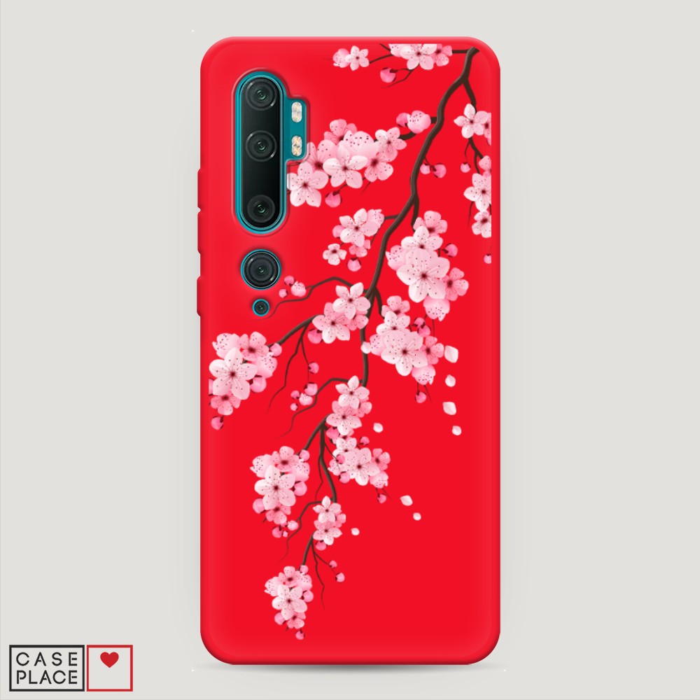 

Чехол Awog на Xiaomi Mi Note 10/Mi Note 10 Pro "Розовая сакура", Разноцветный, 37353-1