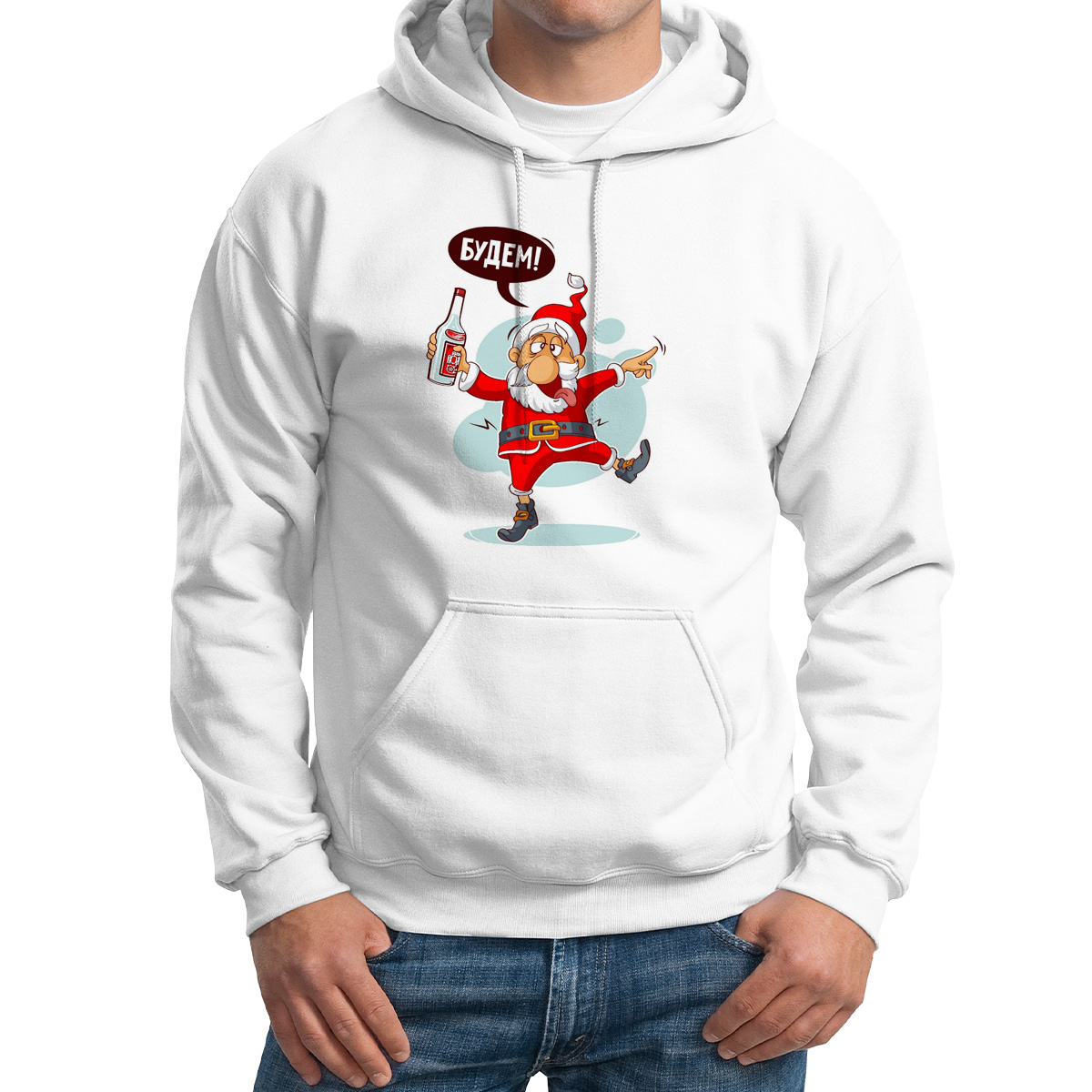 

Худи унисекс CoolPodarok Будем новый год белое 60 RU, M0113731