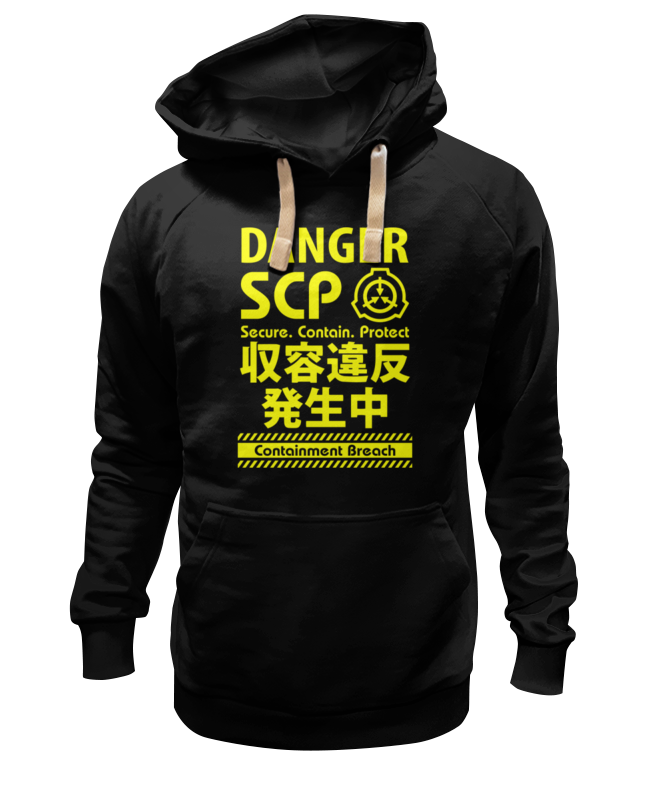 

Худи унисекс Printio Scp foundation черное M, Черный, Scp foundation