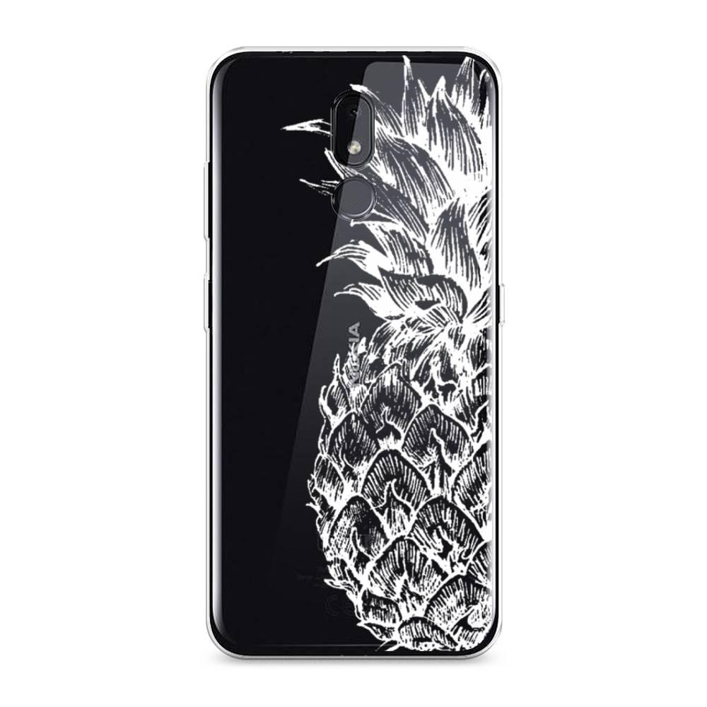 

Чехол Awog "Ананас графика белая" для Nokia 3.2, 122650-10