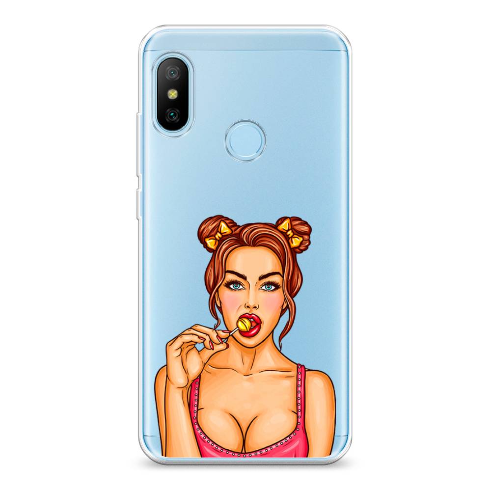 

Чехол Awog на Xiaomi A2 Lite/Redmi 6 Pro "Вкусный леденец", Разноцветный