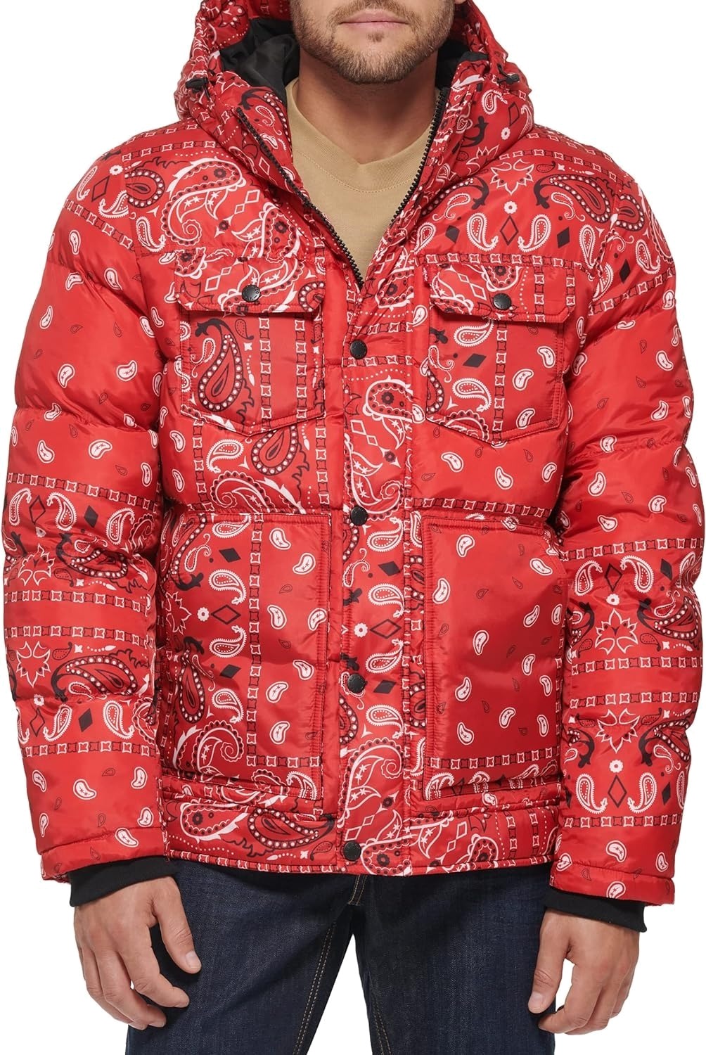 

Куртка мужская Levi's LM2RP467-RBD красная 2XL, Красный, LM2RP467-RBD