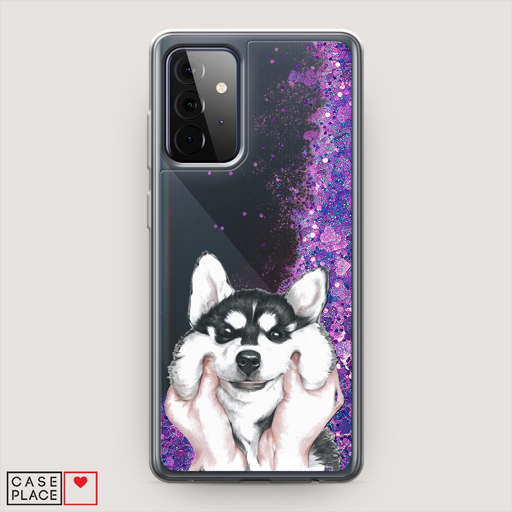 

Чехол Awog на Samsung Galaxy A72 / Самсунг A72 "Щечки хаски", Разноцветный, 2101992-1
