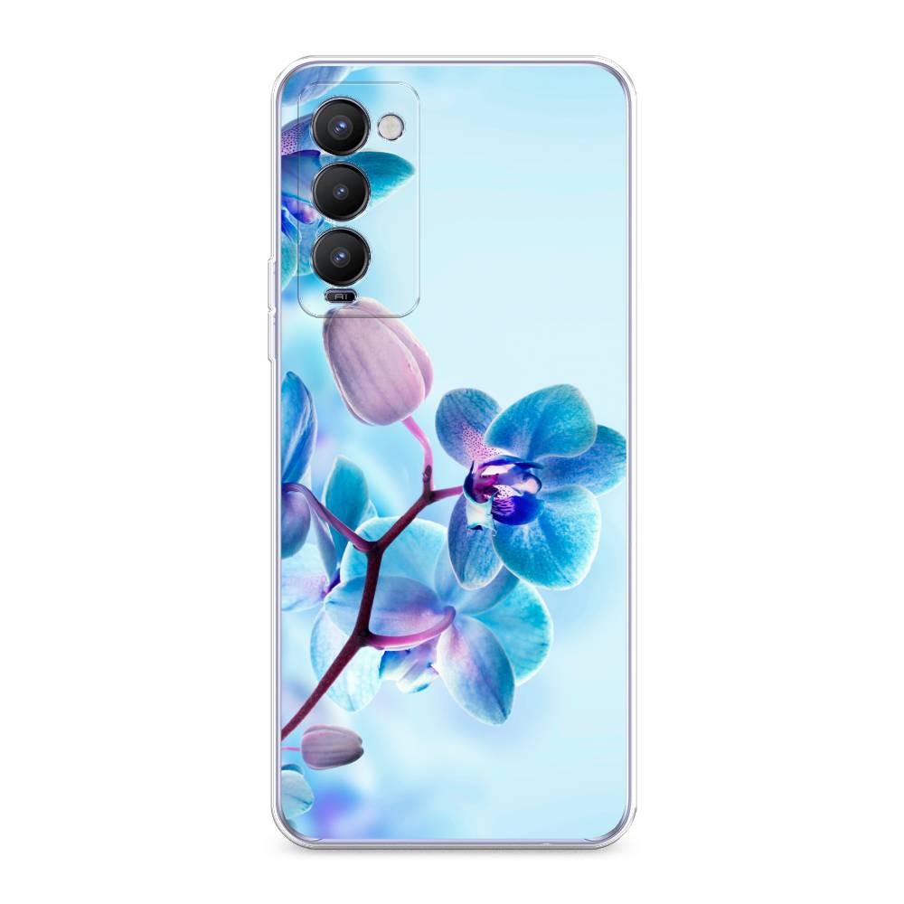 

Чехол Awog на Tecno Camon 18/18T "Голубая орхидея", Разноцветный, 300950-8