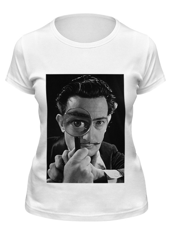 

Футболка женская Printio Salvador dali белая L, Белый, Salvador dali