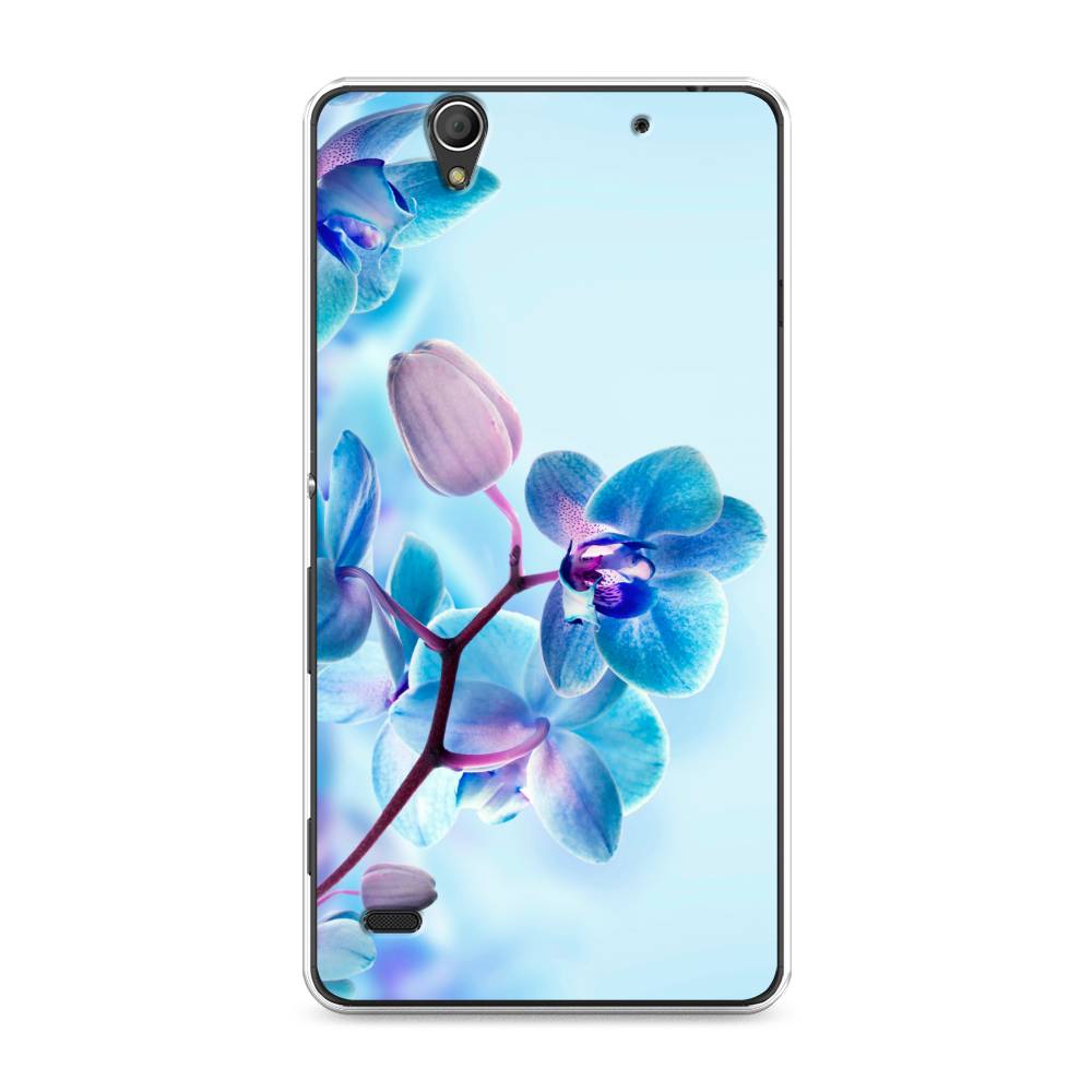 

Чехол Awog на Sony Xperia C4 "Голубая орхидея", Разноцветный, 52650-8