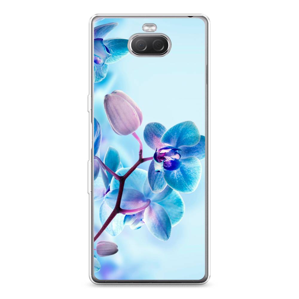 

Силиконовый чехол "Голубая орхидея" на Sony Xperia 10 Plus, 54150-8