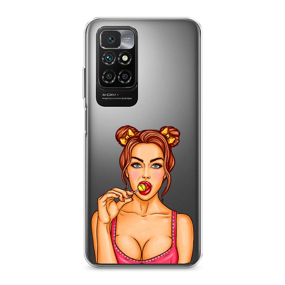 

Чехол Awog на Xiaomi Redmi 10 "Вкусный леденец", Разноцветный