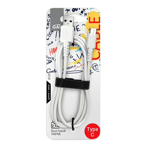 фото Кабель gal 8120 usb-miniusb, 1м white