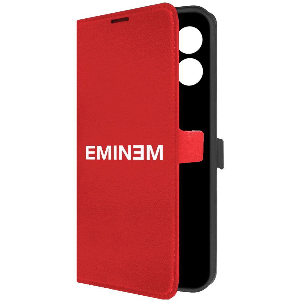 

Чехол-книжка Krutoff Eco Book для Oppo A38 4G Eminem (Эминем) (красный)