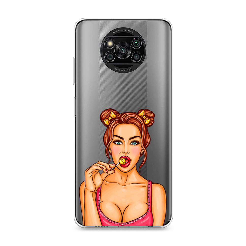 

Чехол Awog на Poco X3/X3 Pro "Вкусный леденец", Разноцветный