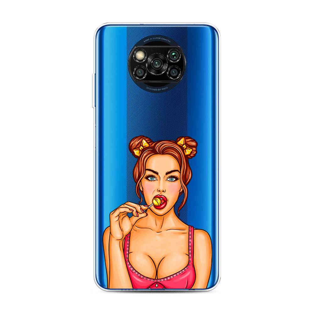

Чехол Awog на Poco X3/X3 Pro "Вкусный леденец", Разноцветный