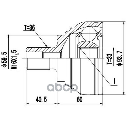 

Шрус z87475r Zikmar