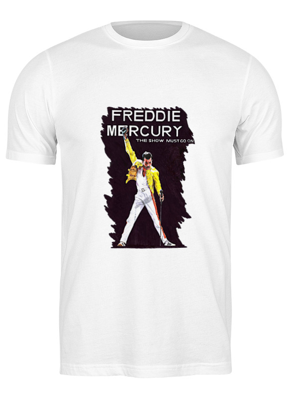 фото Футболка мужская printio freddie mercury - queen белая xl