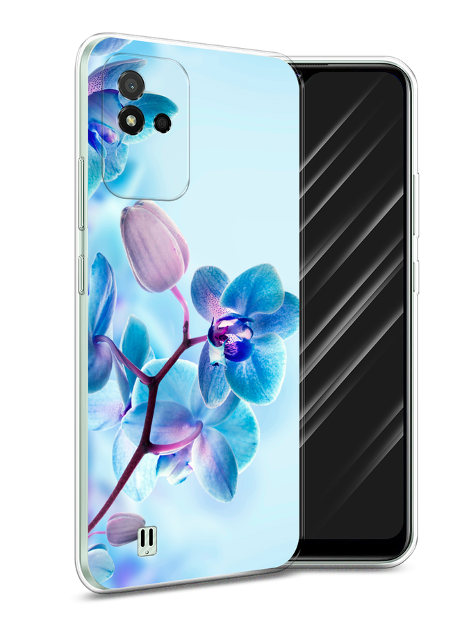

Чехол Awog на Realme Narzo 50i "Голубая орхидея", Разноцветный, 2510050-8