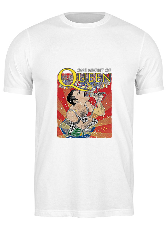 

Футболка мужская Printio Freddie mercury - queen белая XL, Белый, Freddie mercury - queen