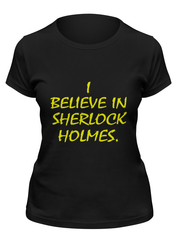 

Футболка женская Printio Sherlock черная L, Черный, Sherlock