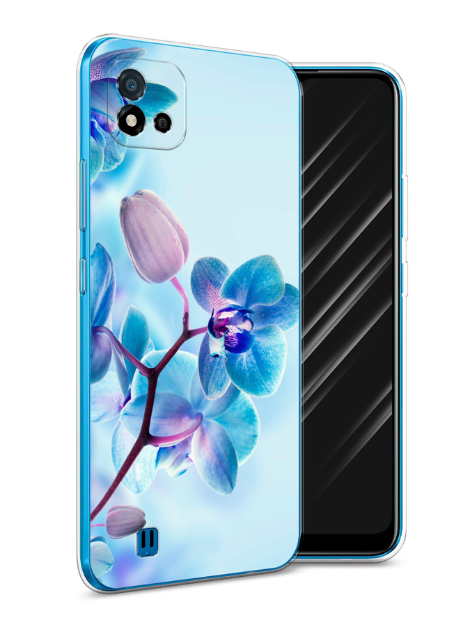 

Чехол Awog на Realme C11 (2021) "Голубая орхидея", Разноцветный, 257550-8