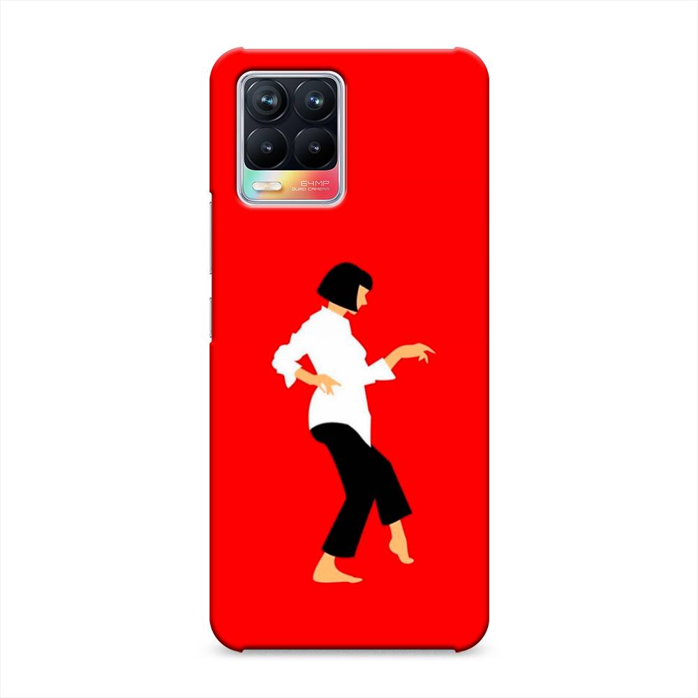 

Пластиковый чехол "Криминальное чтиво 1" на Realme 8, 255420-5
