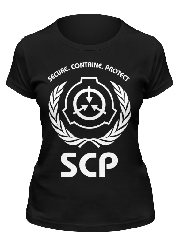 

Футболка женская Printio Scp foundation черная M, Черный, Scp foundation