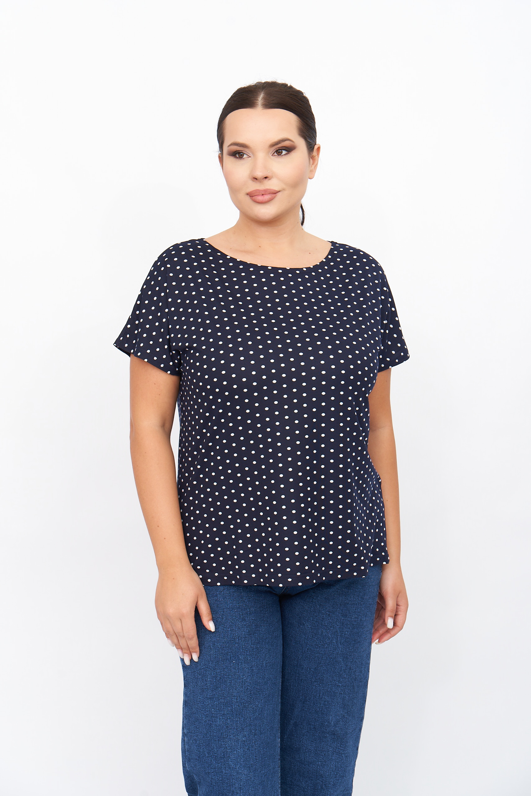 Футболка женская ZORY ZFU02807 синяя 60-62 RU