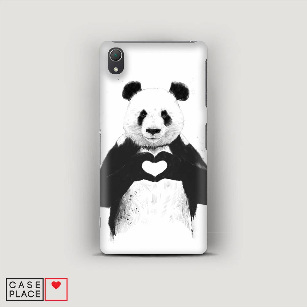 

Пластиковый чехол "Панда love" на Sony Xperia Z2