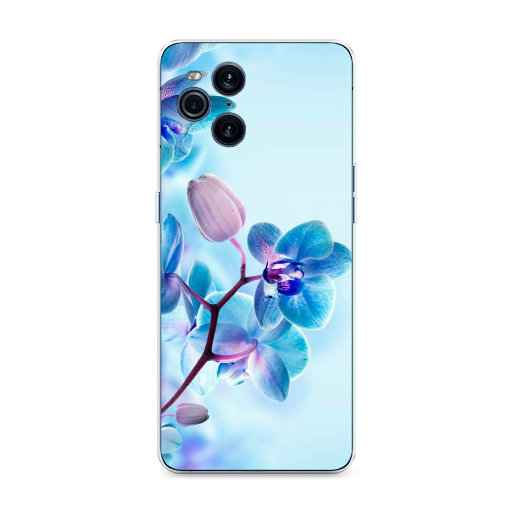

Чехол Awog на Oppo Find X3 Pro "Голубая орхидея", Разноцветный, 255750-8