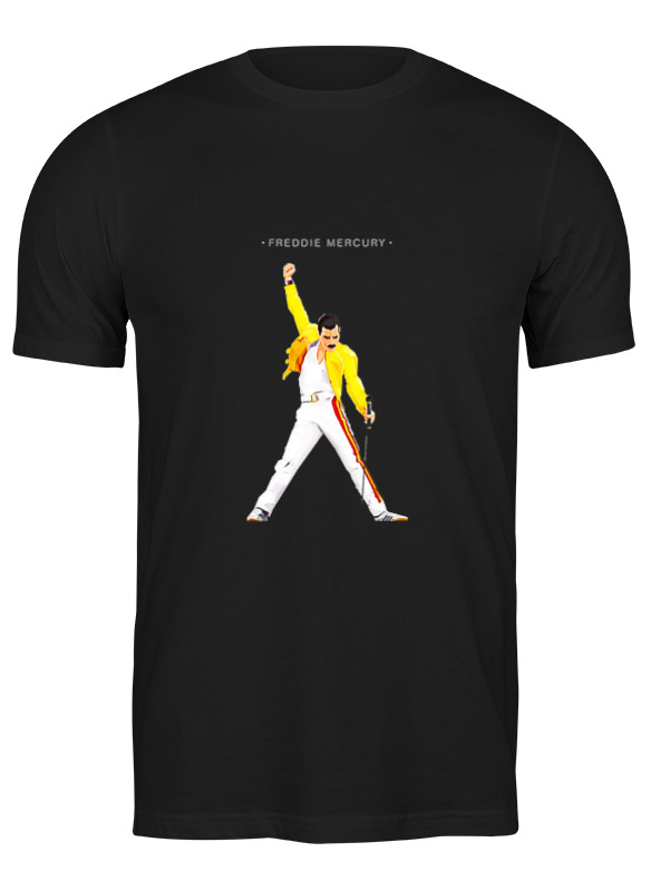 фото Футболка мужская printio freddie mercury - queen черная xl