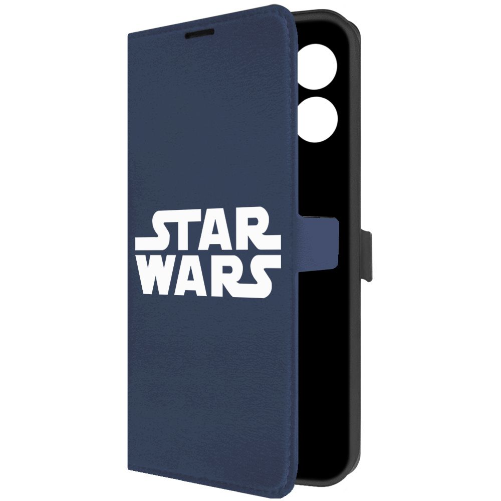 

Чехол-книжка Krutoff Eco Book для Oppo A18 Star Wars синий