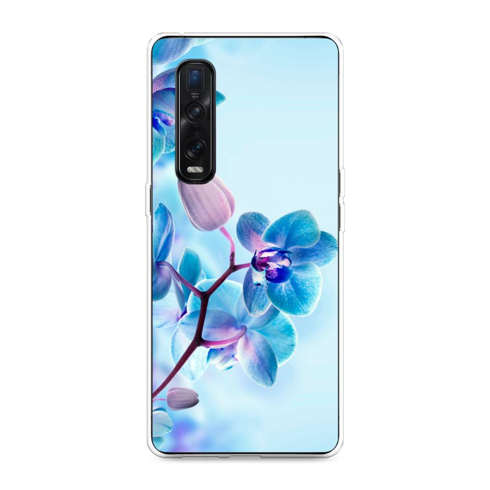 

Чехол Awog на Oppo Find X2 Pro "Голубая орхидея", Разноцветный, 253350-8