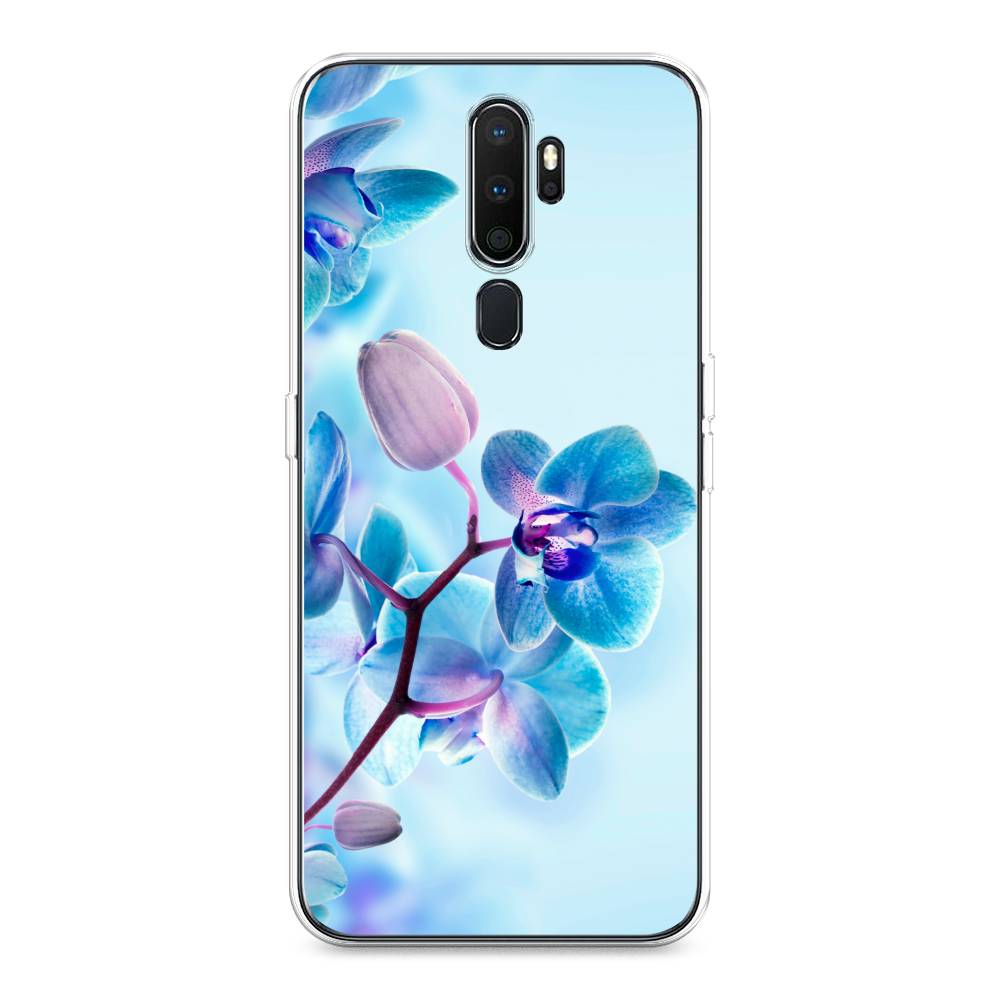 

Чехол Awog на Oppo A5/A9 2020 "Голубая орхидея", Разноцветный, 251950-8